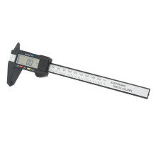 Digitales LCD-Maßschieber 6 Zoll/150 mm; Schwarzes PA66 Messwerkzeug