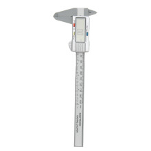 Digital Caliper 6in LCD Screen, 150mm, Silver, Precise Measurement