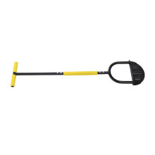 Handbetriebener Stahl-Rasenmäher mit Sägezahnklinge & breitem Pedal, 108 cm
