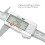 Digital Caliper 6in LCD Screen, 150mm, Silver, Precise Measurement 8