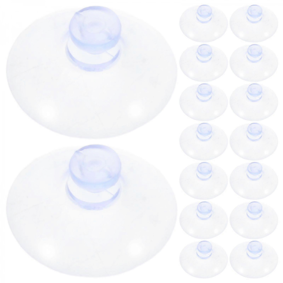 Transparent 2.50X2.50x1.30cm 300Pcs 25Mm Plastic Suction Cups Without Hooks For Kitchen Bathroom Window Hanging 3807464163725