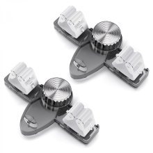 Lot de 2 supports muraux pour balai et serpillère avec ventouse, gain de place pour salle de bain et cuisine