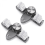 2Pcs Wall Mounted Broom and Mop Holder with Suction Cup for SpaceSaving Bathroom and Kitchen Storage 1