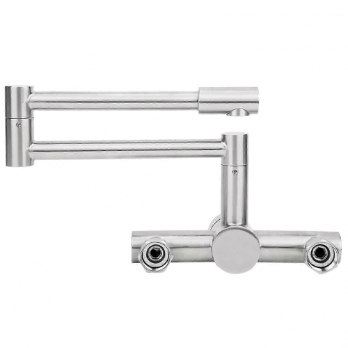 Robinet mural lavabo inox, mitigeur eau chaude/froide 2025 1
