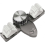 Broom and Mop Holder Wall Mounted NoDrill SpaceSaving Organizer for Bathroom Kitchen Grey 2