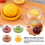YellowMultipurpose Fruit Preservation Box Vegetable Storage Box Kitchen Fridge 25-26 4