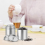 Silver6-Pack Small Tea Tins with Double Airtight Lids for Loose Leaf Storage, 8 Fl Oz Kitchen Containers 5