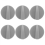 Kitchen Toy Stove Knobs for Roleplay 6Pcs Universal Dollhouse Accessories 4