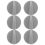 Kitchen Toy Stove Knobs for Roleplay 6Pcs Universal Dollhouse Accessories 3