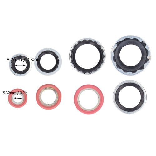 40 Stück AC-Dichtungsset – Robuste O-Ring-Dichtungen & Scheiben für Kompressor-Systeme UK 2
