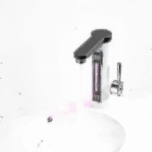 Elektrischer Warmwasserhahn 2025 mit Schnellheizfunktion, sofort heißes Wasser, Warmwasserbereiter für den Haushalt, weiß