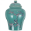 Sealed Tea Storage Jar Ceramic Container for Kitchen Use Green Color 5