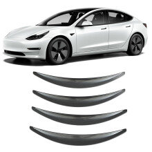 Tesla Model 3 Fender Flare Set 4 Pack Durable Smooth Surface Grey