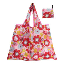 Sacolas de compras dobráveis e práticas para transportar, sacolas reutilizáveis e ecológicas para uso diário, feitas de nylon resistente e