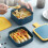 Στεγανό Bento Lunch Box, Φορητό στοιβαζόμενο κουτί φαγητού ασφαλές για φούρνο 4