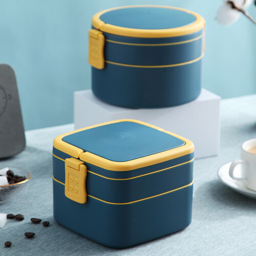 Στεγανό Bento Lunch Box, Φορητό στοιβαζόμενο κουτί φαγητού ασφαλές για φούρνο 1