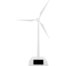 Replika av vindkraft, solenergi ABS-plast, barnegave, enkel å montere for utdanning eller moro