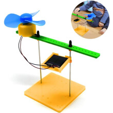 Kit d'expérimentation STEM : éolienne, jouet de bricolage pour une énergie propre et renouvelable, production d'électricité à partir de