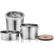 Filtro de café de acero inoxidable, base de malla para una distribución uniforme del líquido y fácil limpieza en tus máquinas Illy favoritas,