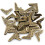 Κομψό τριγωνικό διακοσμητικό περίγραμμα, 50 τεμάχια γωνίες άλμπουμ από κράμα 3