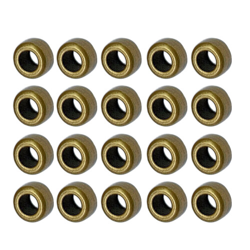 20 Stück runde/quadratische-Bronze-Kugelperlen1