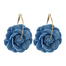 Camellia Eardrop Flower Earrings Floral Drop Dangle Earring-B
