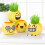 Πολυχρηστική διακόσμηση, γλάστρα emoji με χαμόγελο για γραφείο και παιδικό σταθμό, 3