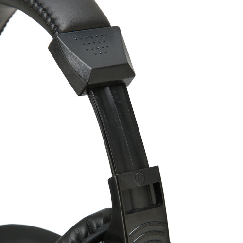 USB Gaming Headset with Microphone, 40mm Speakers, Adjustable Volume, Black/Gray 2