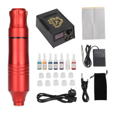 Professional Tattoo Machine Kit Compact Lightweight Design Adjustable Needle Length Authentic Rusted Surface Eco Friendly Steel Rustic Style
