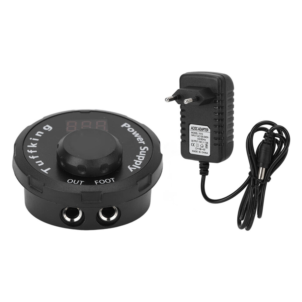 Voltage Adjustable Tattoo Power Supply For Studio Use Color Changing Indicator Light Stable Output No Ink Needed