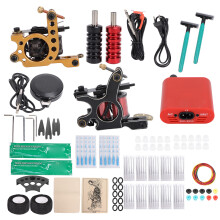 Professional Tattoo Kit With Elastic Sponge Comfort Design Complete Tattoo Supplies For Beginners Featuring High Quality Stainless Steel Components