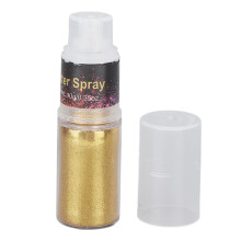 Exquisite glitterspray, fijn glinsterend poeder voor festivalglamour, holografische ultrafijne glitter, gouden glansversterker, superfijne glitter