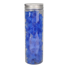 Permanent make-up cups, grote blauwe inktcontainers voor tatoeages met elastische bodem en zuignap, voor optimale hygiëne en om morsen in uw studio