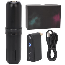 Digital LED Display Tattoo Machine with Low Skin Loss and Fast Coloring Features High Speed Motor and Long Battery Life Wireless Portable Tattoo Pen