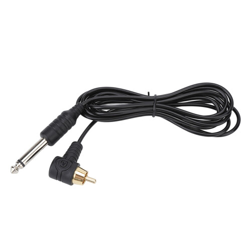 Tattoo Machine Power Cable With Acrylic Material Surface, Button Controller Compatible Connection Cord Replacement Cable For Stable Transmission And 1