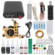 Digital Power Supply Tattoo Machines Voltage Control Ergonomic Design Fine Line Work Precise Color Stainless Steel Copper Durable Craftsmanship For