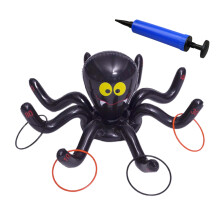 Halloween Spirit Unleashed, jouets araignées gonflables en PVC durable, pour jeux de carnaval intérieurs et extérieurs, jeu de lancer d'anneaux
