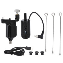 Effortless Tattooing Revolutionized: Discover The All-In-One Wireless Lithium Battery Power Supply With Integrated Handle And Clip Cord, Offering