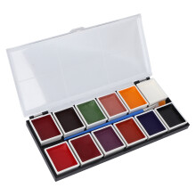 Hypoallergenic Face Paint Set 12 Beautiful Colors Easy Operation With Sponge Or Brush Comfortable And Natural Nail Experience Versatile Makeup For