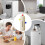 Wall Mounted Cup Dispenser with Large Capacity, Dustproof Pull Type Paper Cup Holder for Kitchen 3