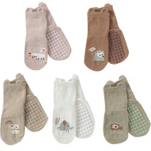 (M, style 2) Baby Boy Girl Non Slip Socks Child Toddler Winter Soft Kids Socks