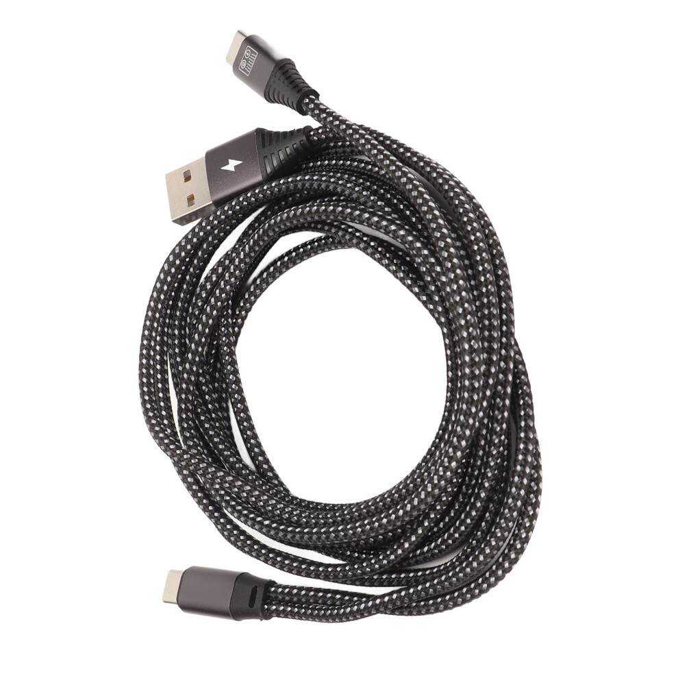 2 In 1 Usb C Splitter & Otg Adapter, Fast Charging & Data Cable, Woven Mesh 6951371557379