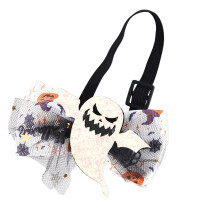 Cat Collar Halloween Christmas Soft Kitten Collar Size Adjustable Material Soft Fabric Harness Compatible