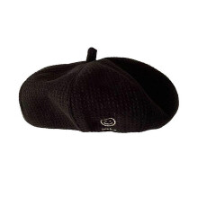 (As show, brown) Beret Hat,Color Style Winter Warm Cap for Women Girls Lady