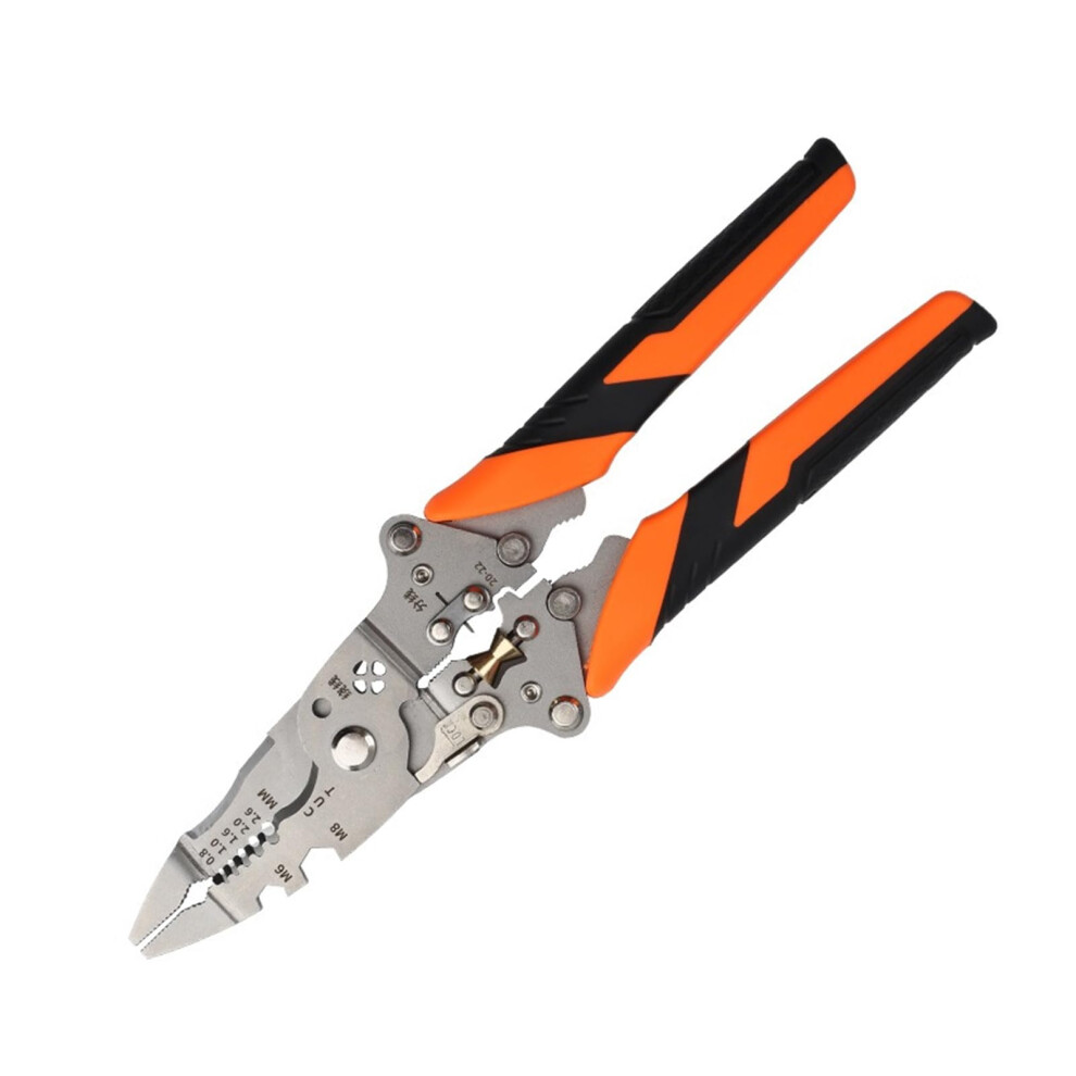Wire Stripper And Crimping Tool 14Function, Steel Construction, Hand Tool For Crafts And Electricians 9094768652381