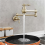 2026 Brass Wall Mounted Foldable Pot Filler Kitchen Faucet Single Hole 1
