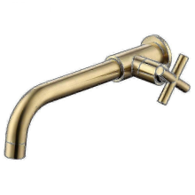 2026 JiaWei Brass Wall Mounted Sink Basin Basin Faucet Bathroom Cold Water Tap Rotation Spout Bathroom Kitchen fyV