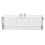 Cube Storage Organizer Acrylic Kitchen Tool Stackable 23.3 x 9.4 x 7 Cm Transparent 1Pack 5