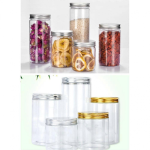Storage Jars 6 Pcs Golden Round Containers For Home Use Kitchen Use And Bar Use With Screw-on Lids For Sealing