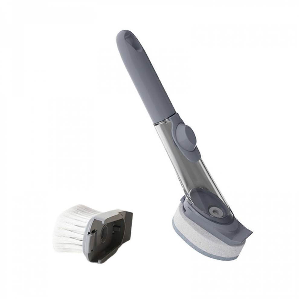 Heavy Duty Automatic Soap Dispenser Cleaning Brush For Thorough Cleaning Of Kitchen Utensils Multicolor2 brush head